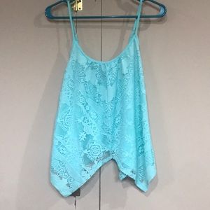 Mint spaghetti strap top. Size sm. Rue21